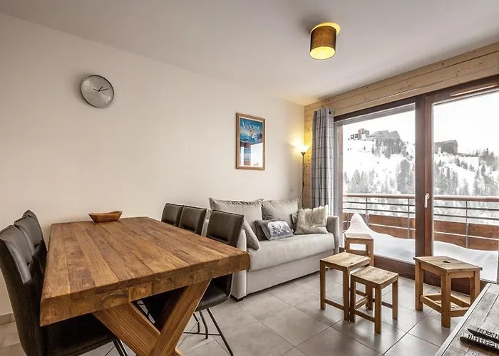 Moderne A Plagne Centre Avec Balcon, 2 Et Wifi - Fr-1-351-93 Apartman *